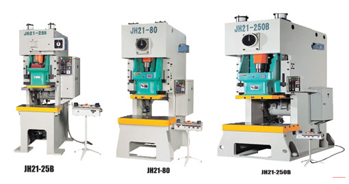 JH21干式離合、液壓保險(xiǎn)開式固定臺(tái)壓力機(jī)